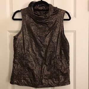 NWT Fabletics Liora Metallic Vest Size XS